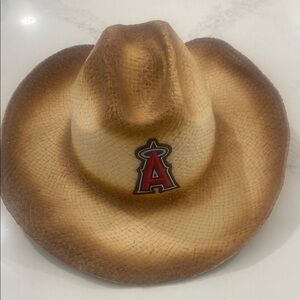 Los Angeles Angels Straw Cowboy Hat
